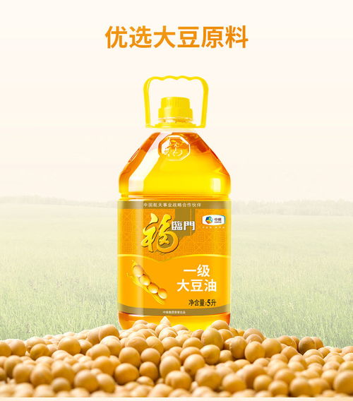 精選大豆油的烹飪藝術(shù) 福臨門一級大豆油5L裝，家用商用皆宜